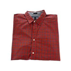 Red Tommy Hilfiger Button Down Classic Fit Shirt